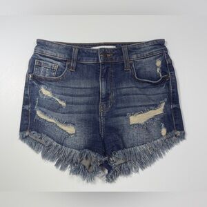 Eunina Blue Distressed Jean Shorts 🩳 💙
99% COTTON ✅